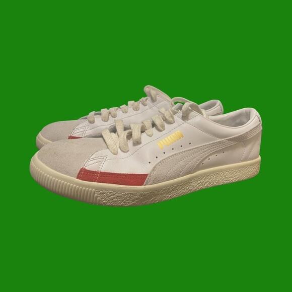 PUMA Basket 90680 L White High Risk Red - Picture 2 of 5